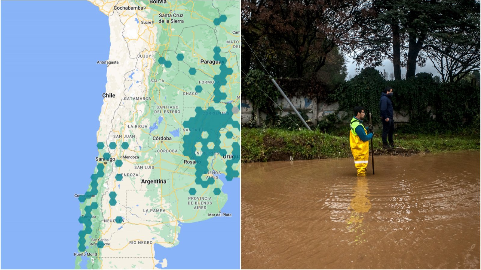 Google advertirá inundaciones en Chile con hasta 7 días de anticipación