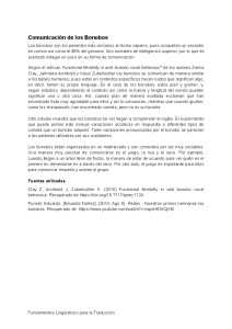 Comunicación de los bonobos: Un estudio sorprendente