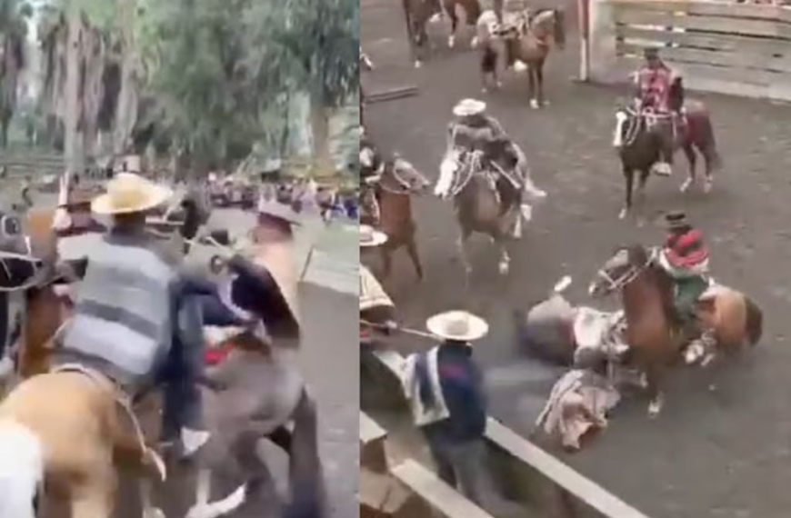 Pelea en rodeo: Conflicto entre jinetes en San Vicente