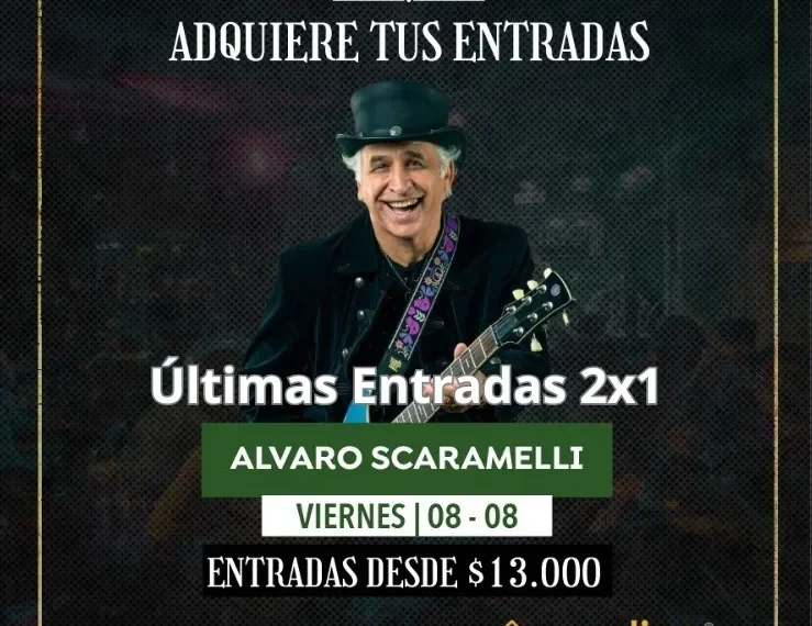 Álvaro Scaramelli y Cinema: Celebración de 40 años de Rock