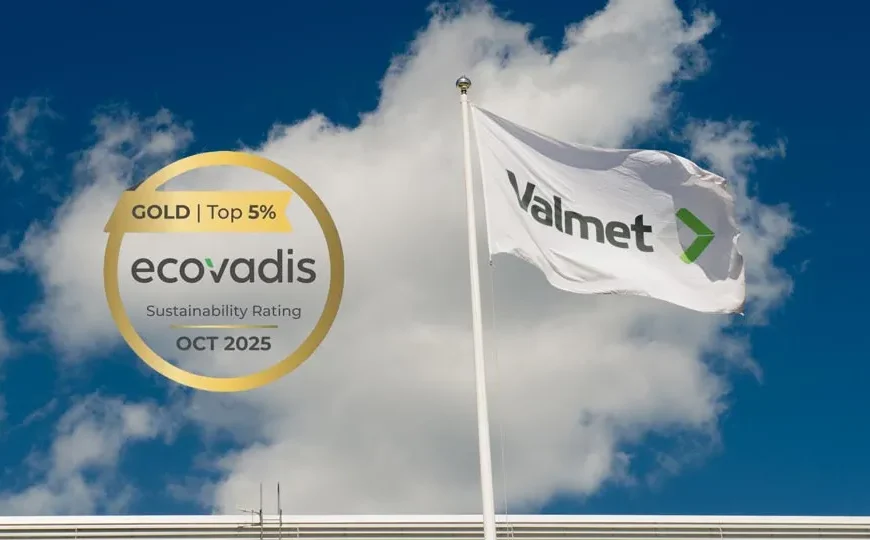 Valmet sostenibilidad: Medalla de Oro de EcoVadis 2023