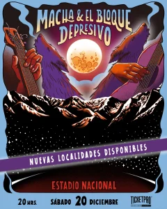 Entradas Macha y El Bloque Depresivo ya a la venta