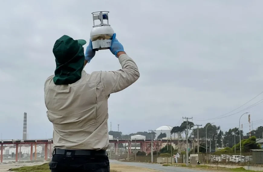 Monitoreo de calidad del aire en Concón y Puchuncaví