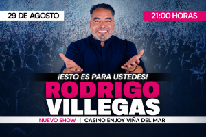 Rodrigo Villegas: Un espectáculo imperdible en Enjoy Viña